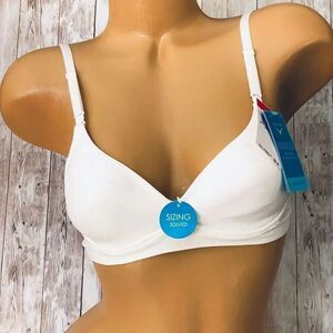NWT Vintage White XS barely there Underwire smart sizes, shape to Fit You Bra
